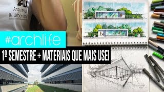 1 SEMESTRE DA FACULDADE DE ARQUITETURA + MATERIAS QUE MAIS USEI