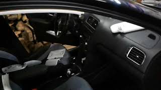 Volkswagen Polo   разборка потолка салона своими руками