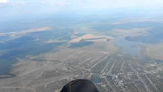Ачит. Маршрут на параплане Пермь-Азигулово.