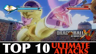 Dragon Ball Xenoverse - Top 10 Ultimate Attacks [After DLC]
