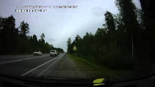 11 08 14 излучинск - нижневартовск. Превышение. Разговор с ГИБДД.