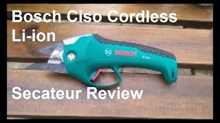 Bosch Ciso Review