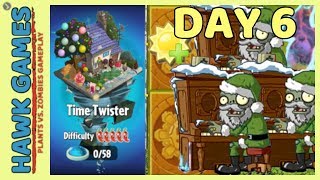 Plants vs Zombies 2 Time Twister World Day 6 [Produce 5000+ Sun]