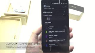 zopo 3x - (zp999 Lite) unbox video