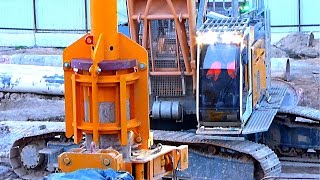 Футаж Стройка. Копёр. Забивание Свай. Копер в Работе. Копер Видео. Футажи для видеомонтажа