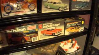 My tour of work room, parts, and models