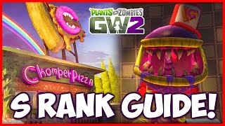 Chomper Pizza Delivery Badge: S RANK Guide + Tips! - Plants vs Zombies Garden Warfare 2