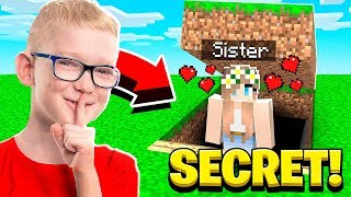 I FOUND MY SISTER'S BOYFRIEND’S SECRET WORLD in Minecraft!