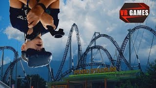 Настоящие Американские горки в виртуальной реальности. Epic Roller Coasters