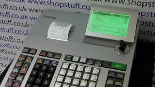 How To Print A Copy Receipt On The Casio SE-S400 SE-S800 SE-S3000