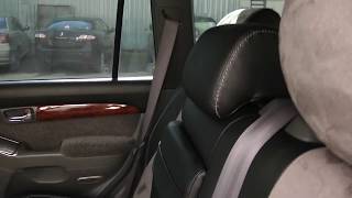 Авточехлы из экокожи для Тойота Ленд Крузер 120 Прадо