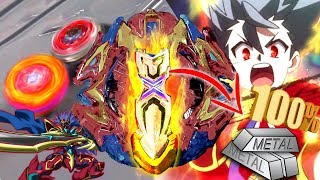 METAL BREAKER XCALIUS X4 TRUE SWORD 100% BEYBLADE BURST TURBO MOD