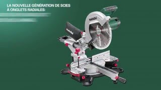Metabo Scies à onglets radiales - La nouvelle génération (French)