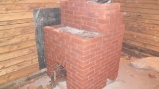 Облицовка банной печи своими руками(3 тыс. руб.-затраты на кирпич)