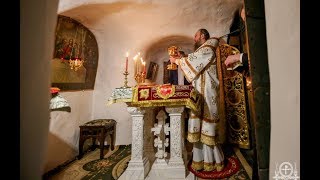 Литургия в пещерах Киево-Печерской Лавры