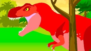 Веселые Динозаврики Тиранозавр Рекс. Динозавры Мультфильм на русском про динозавров для детей