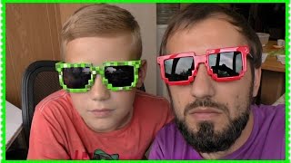 ПОСЫЛКА С КИТАЯ AliExpress ПИКСЕЛЬНЫЕ ОЧКИ МАЙНКРАФТ + ВЕЛОСИПЕДНЫЕ Unboxing  Sunglasses Maynkraft