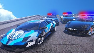 КОШКИ МЫШКИ В GTA 5 ONLINE. УЙТИ НА ЛАМБЕ ОТ ТРЕХ ПОЛИЦЕЙСКИХ. (ЭПИК И УГАР)
