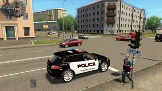 City Car Driving Porsche Cayenne Turbo Police Version [1080p]