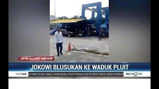 Pagi-pagi Jokowi Blusukan ke Waduk Pluit