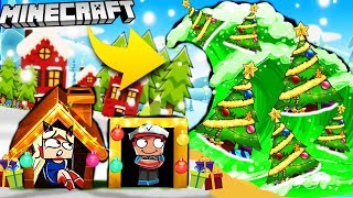 BAZA VS TSUNAMI CHOINEK - MINECRAFT TSUNAMI CHALLENGE | Vito VS Bella