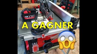 A GAGNER !! Présentation très rapide de la scie sous table M18 FTS210 by MILWAUKEE