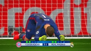 Bayern Munchen vs Real Madrid   PES 2017 Penalty Shootout