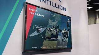Showcasing Antillion's solutions and workshops with a touchscreen experience