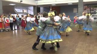Карельский танец!!! Хорош. Фольклорный ансамбль. Масленица 2015, 01427