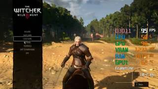 GeForce GTX 1650 -- Intel Core i3-9100F -- The Witcher 3 Wild Hunt FPS Test