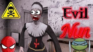СЕКРЕТНАЯ КОНЦОВКА – МОНАХИНЯ! - ЛЕТСПЛЕЙ ИГРЫ EVIL NUN – СПАЙДЕР И НИНДЗЯГО