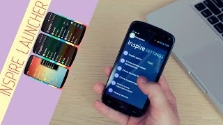 Обзор Inspire Launcher на Android 4.2.1 (Fly IQ4410 Phoenix)