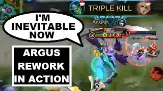 Argus Rework Is Inescapable Legendary Build Perfect Gameplay (Auto Surrend) - Mobile Legends