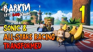 HARD'КОРИМ [Sonic & All Stars Racing Transformed #1] Ванюша хочет быть первой))