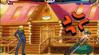 Mugen : One Piece : Sanji Vs Zoro Roronoa