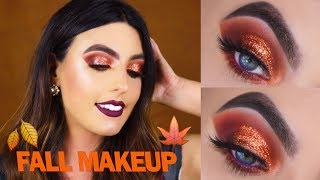 Fall Makeup Tutorial - Urban Decay Naked Heat Palette