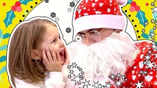 Словила ДЕДА МОРОЗА! Амелька не отпускает Дедушку Мороза разносить подарки! Амелька Карамелька