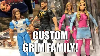 GRIM REACTS TO EPIC CUSTOM FAMILY WRESTLING ACTION FIGURES