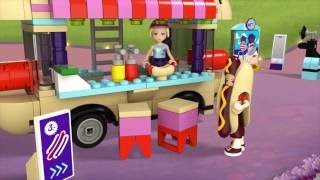 Amusement Park Hot Dog Van - LEGO Friends - 41129 - Product Animation