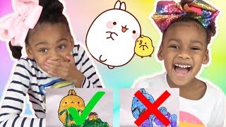 3 Marker Challenge with Molang Surprise Toys!