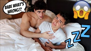 NIGHTMARE PRANK ON FIANCÉ *CUTE REACTION*