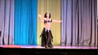 Superb hot and sexy belly dance Raqs Africa by Amira Abdi 2014