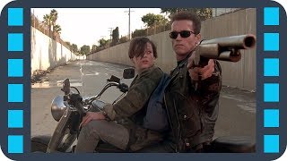 T-800 спасает Джона Коннора — «Терминатор 2: Судный день» (1991) сцена 4/10 HD
