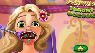 NEW Игры для детей—Disney Принцесса Рапунцель гигиена рта—мультик для девочек