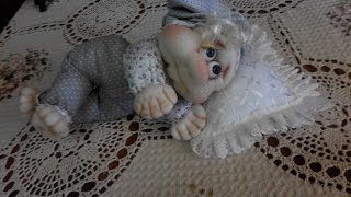 Мастер класс. Очень подробный. Кукла  из капрона Спальничек)