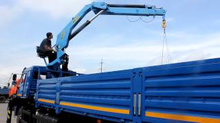 Кран-манипулятор Инман 150 на базе Камаз-65117