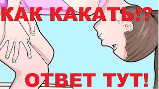 КАК КАКАТЬ!? ВСЕ ЧТО НУЖНО ЧТО БЫ КАКАТЬ!