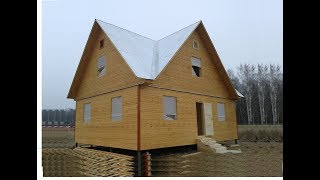 Строительство (монтаж) каркасного дома 7 на 9 за 24 дня