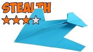 Как сделать самолет из бумаги, лучшие модели Stealth