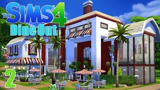 Restaurant Build! - Sims 4 - The Sims 4 Dine Out Ep.2